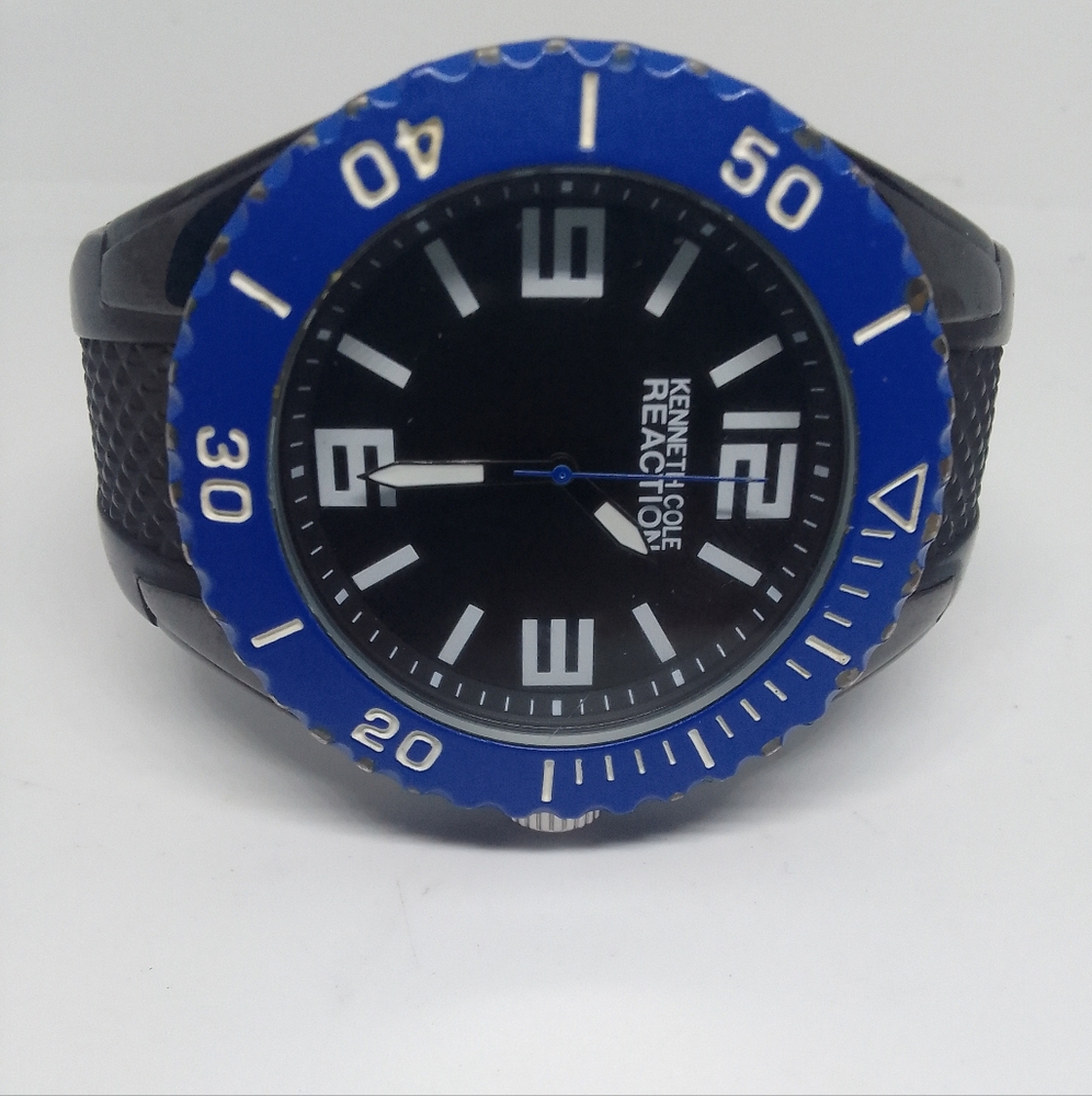 Kenneth Cole Reaction Men's Blue and Black Swim Watch